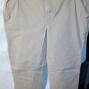 Old Navy Womens 12 The Diva Fit Tan Khaki Pants St